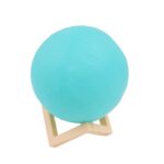 Moon Night Lamp Blue Color with Plastic Stand (15 x12 Cm 1 Pc)