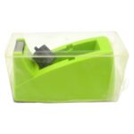 Plastic Tape Dispenser with Cutter - Desktop Heavy Duty | Non-Slip Weighted Base for Office, School & Home Use | Stationery & Packaging