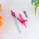 Student Geometry Compass Set (4-in-1) ?Compact Math Tool Kit for Drawing & Measuring