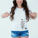 Designer Printed T-Shirt :: Design type - Bangkok Bali California - Cloth type : Polyester