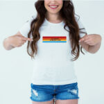 Designer Printed T-Shirt :: Design type - Be A Rainbow - Cloth type : Polyester