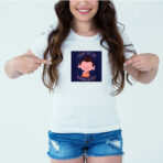 Designer Printed T-Shirt :: Design type - Dur Se Hi Namaste - Cloth type : Polyester