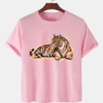 Pink Unisex Cotton Premium Quality Designer Printed T-Shirt