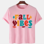 Pink Unisex Polyster Premium Quality Designer Printed T-Shirt