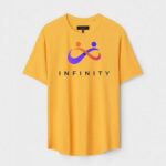 Yellow Unisex Polyster Regular Fit Printed Round Neck T-Shirt