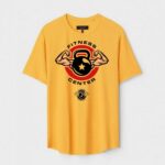 Yellow Unisex Polyster Regular Fit Printed Round Neck T-Shirt